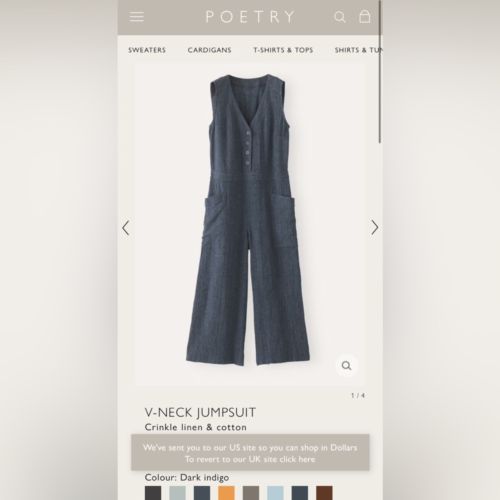 Poetry V-Neck Jumpsuit